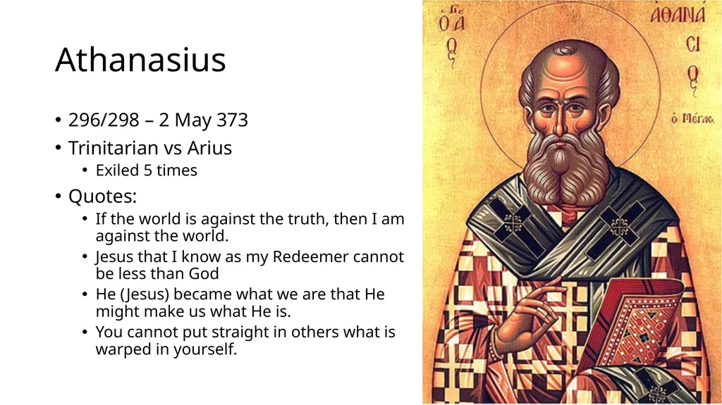 Church History The first millennia Hierarchy - slide 5 of 7