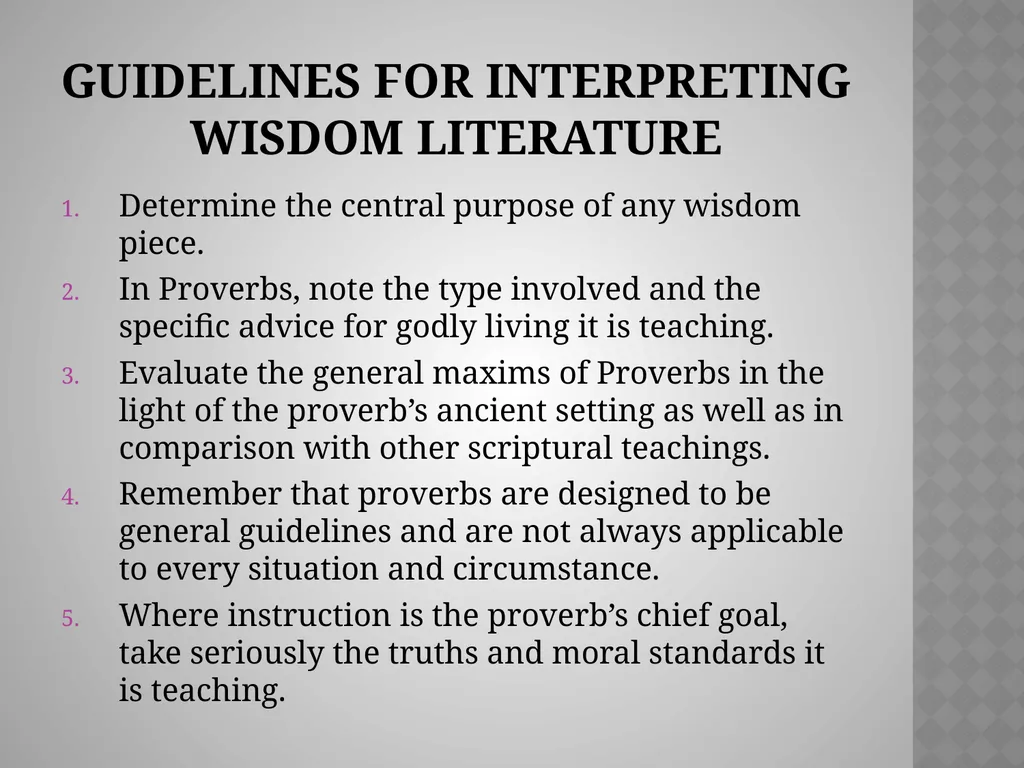 A Word from the WisE: Poetry and Wisdom Chapter 6 - slide 26 of 28