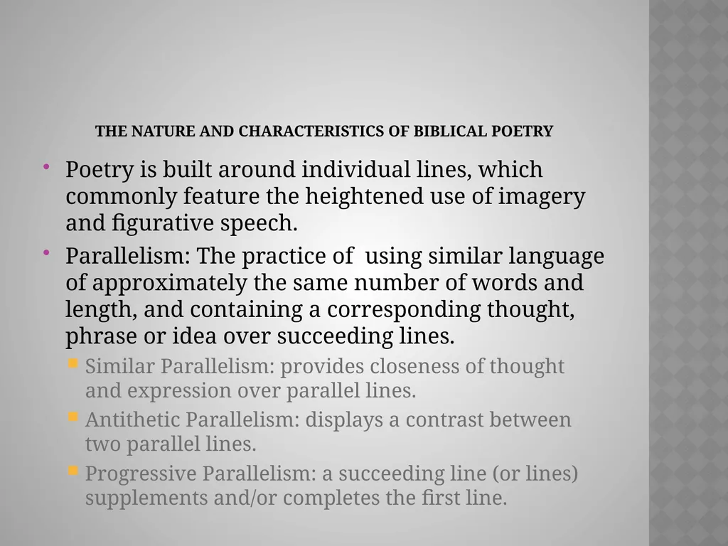 A Word from the WisE: Poetry and Wisdom Chapter 6 - slide 3 of 28