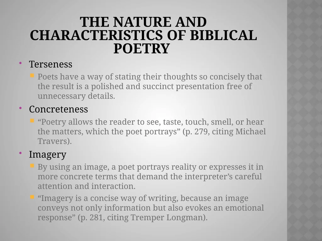 A Word from the WisE: Poetry and Wisdom Chapter 6 - slide 4 of 28