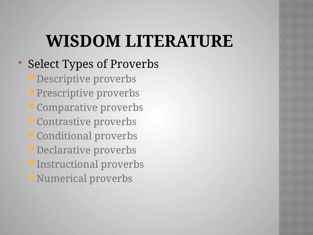 A Word from the WisE: Poetry and Wisdom Chapter 6 - slide 17 of 28