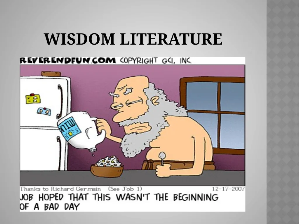 A Word from the WisE: Poetry and Wisdom Chapter 6 - slide 19 of 28