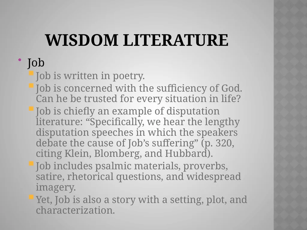 A Word from the WisE: Poetry and Wisdom Chapter 6 - slide 20 of 28