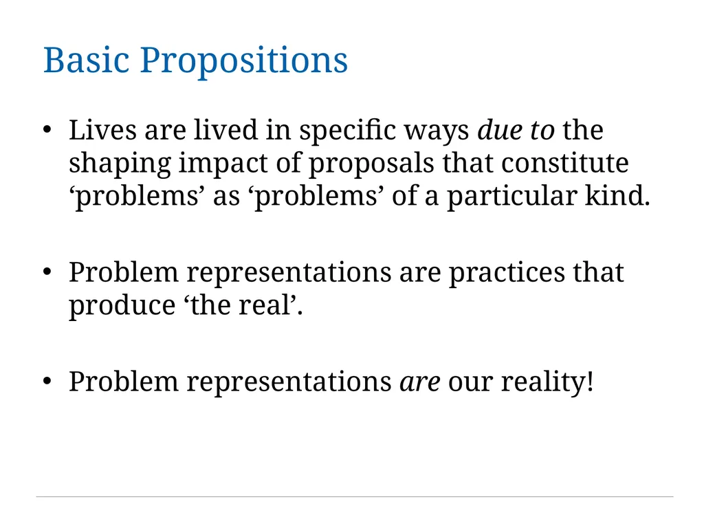 Critical Policy Analysis: “What’s the Problem - slide 21 of 36