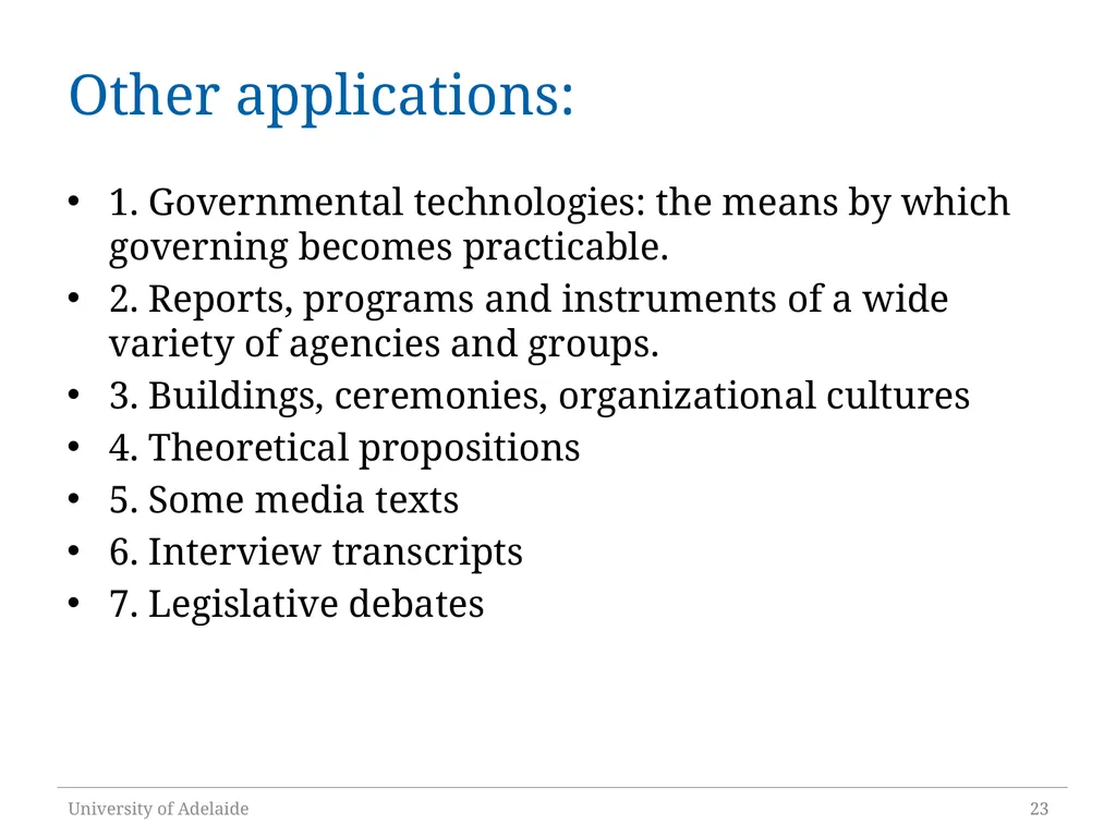 Critical Policy Analysis: “What’s the Problem - slide 23 of 36