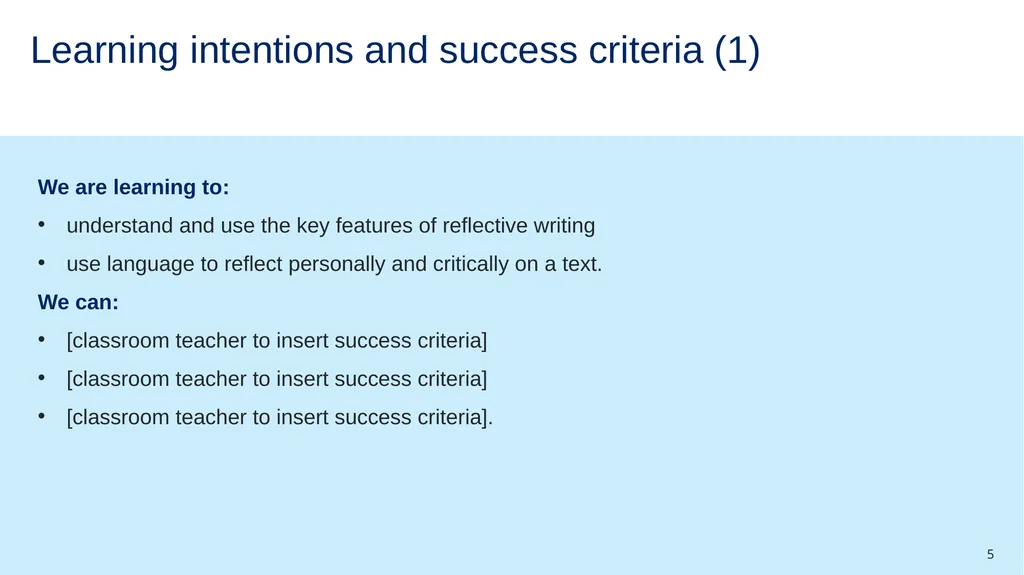 Instructions for use This resource is not a - slide 5 of 34