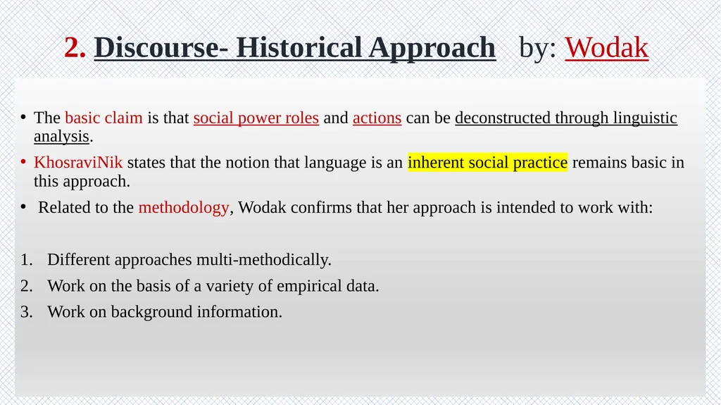 Critical Discourse Analysis Presented by: Asal - slide 26 of 32