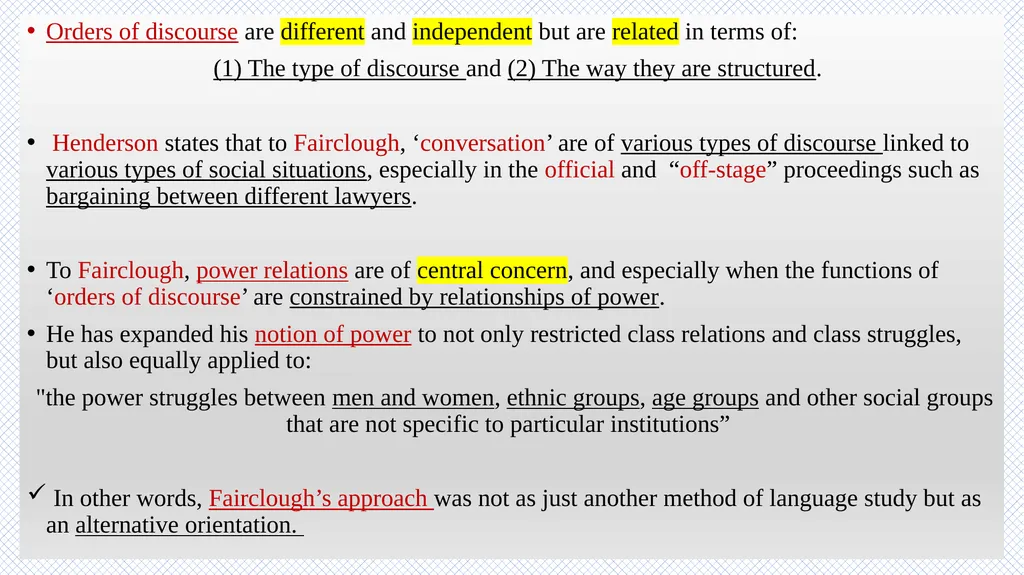 Critical Discourse Analysis Presented by: Asal - slide 24 of 32