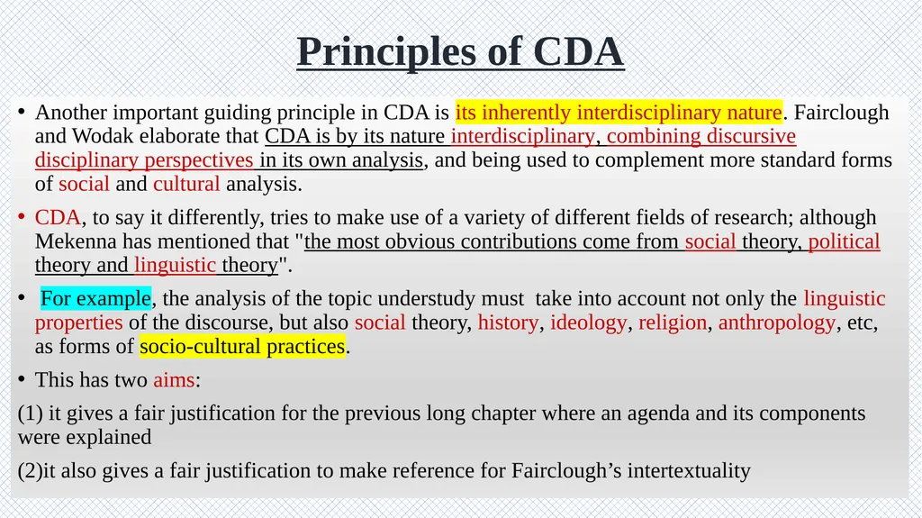 Critical Discourse Analysis Presented by: Asal - slide 20 of 32