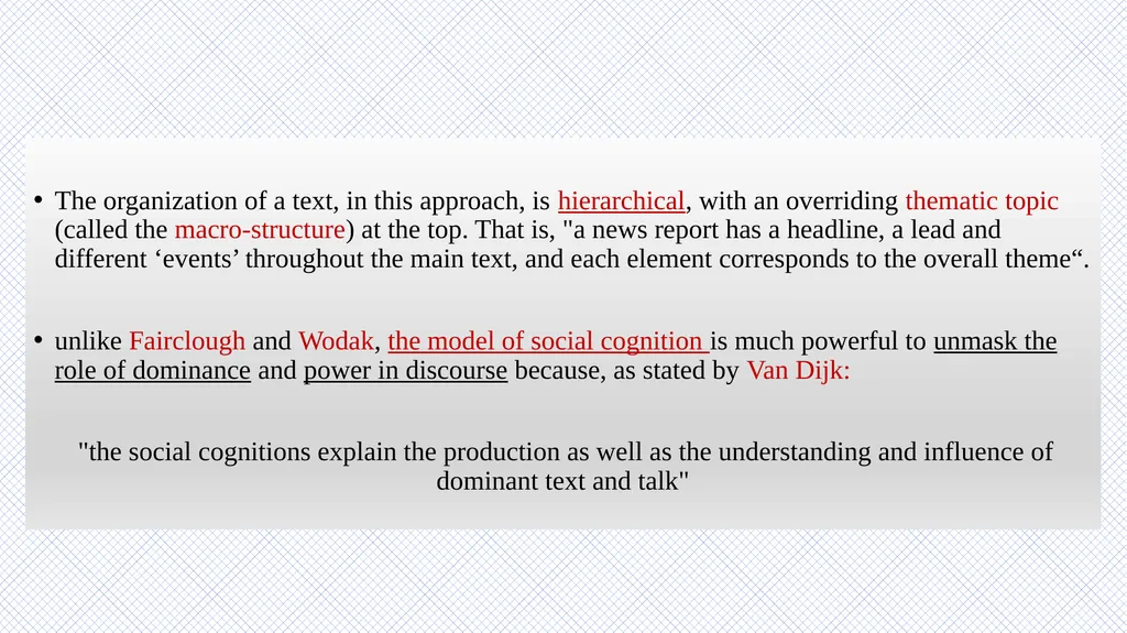 Critical Discourse Analysis Presented by: Asal - slide 30 of 32