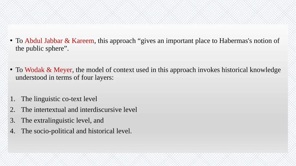 Critical Discourse Analysis Presented by: Asal - slide 27 of 32