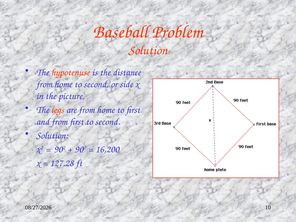 3/11/2023 1 The Pythagorean Theorem Mr. Clutter - slide 10 of 14