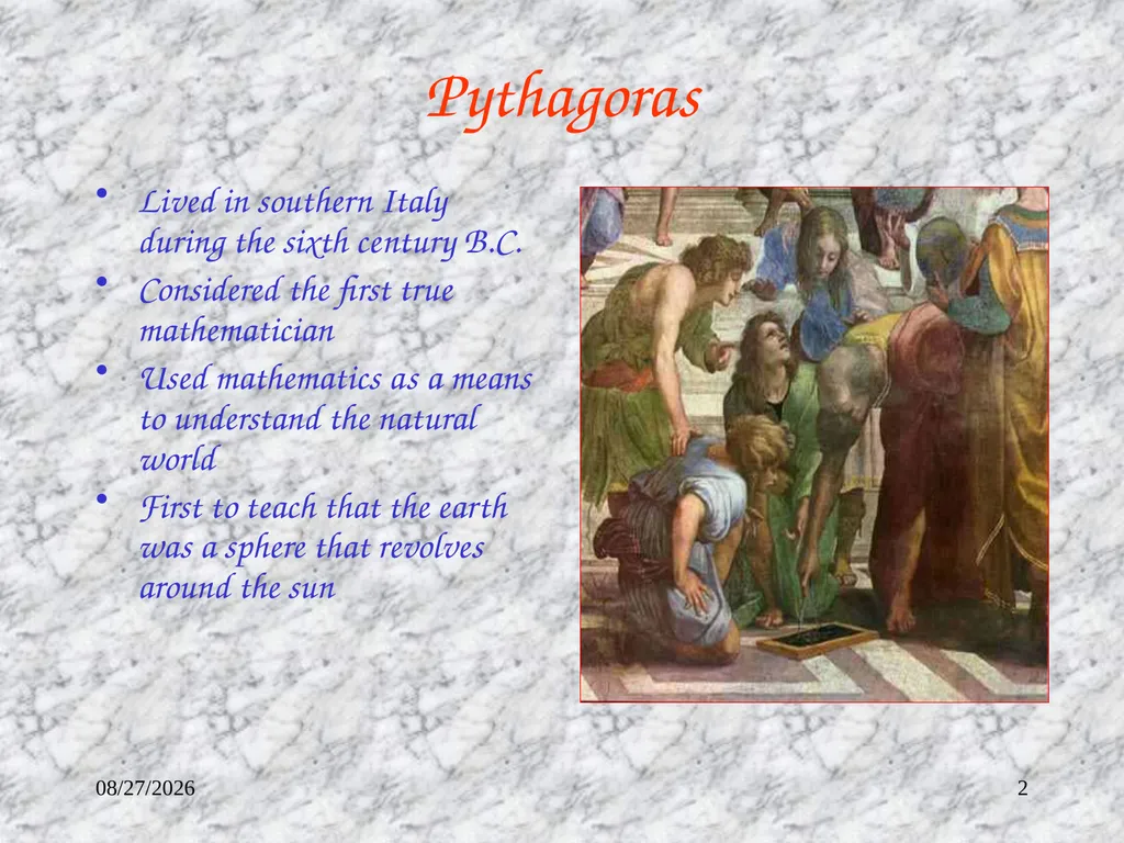 3/11/2023 1 The Pythagorean Theorem Mr. Clutter - slide 2 of 14