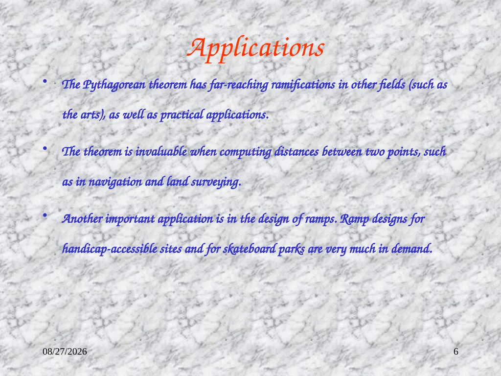 3/11/2023 1 The Pythagorean Theorem Mr. Clutter - slide 6 of 14