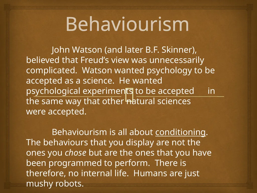 Psychological Perspectives 1. Biology 2. - slide 9 of 14