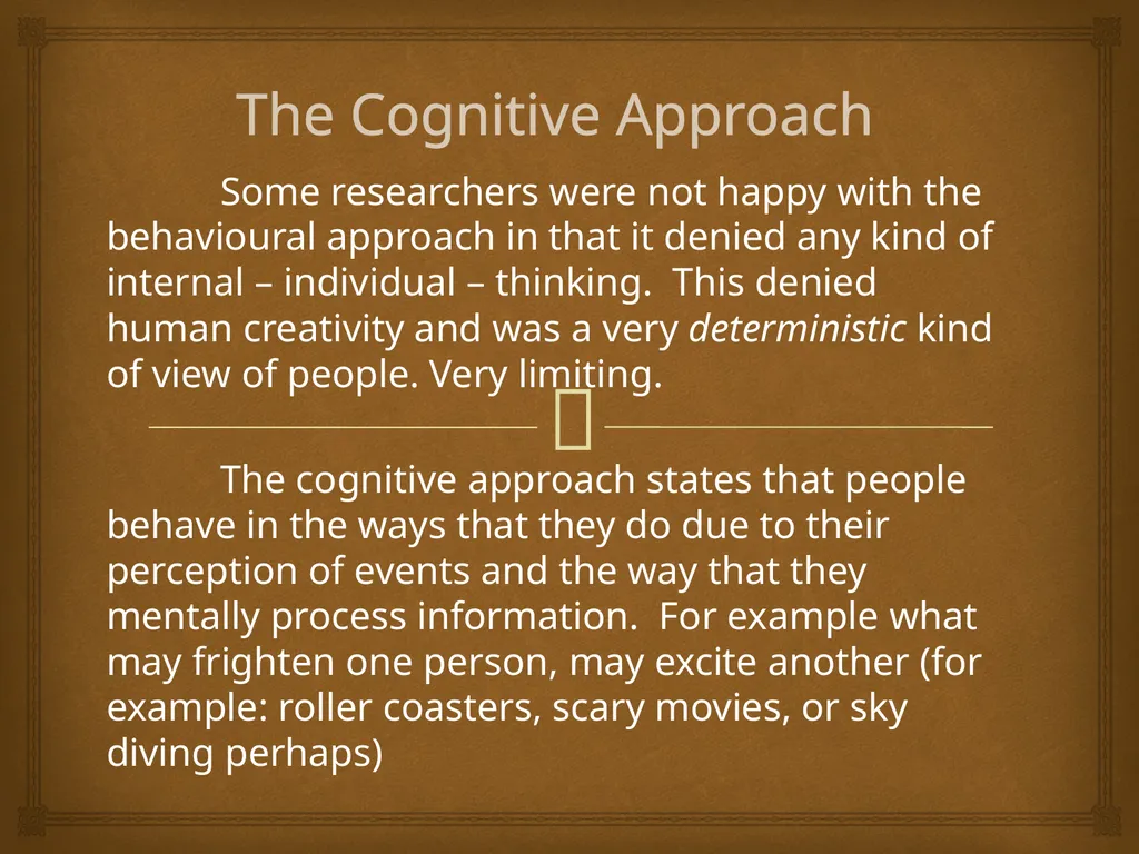 Psychological Perspectives 1. Biology 2. - slide 12 of 14