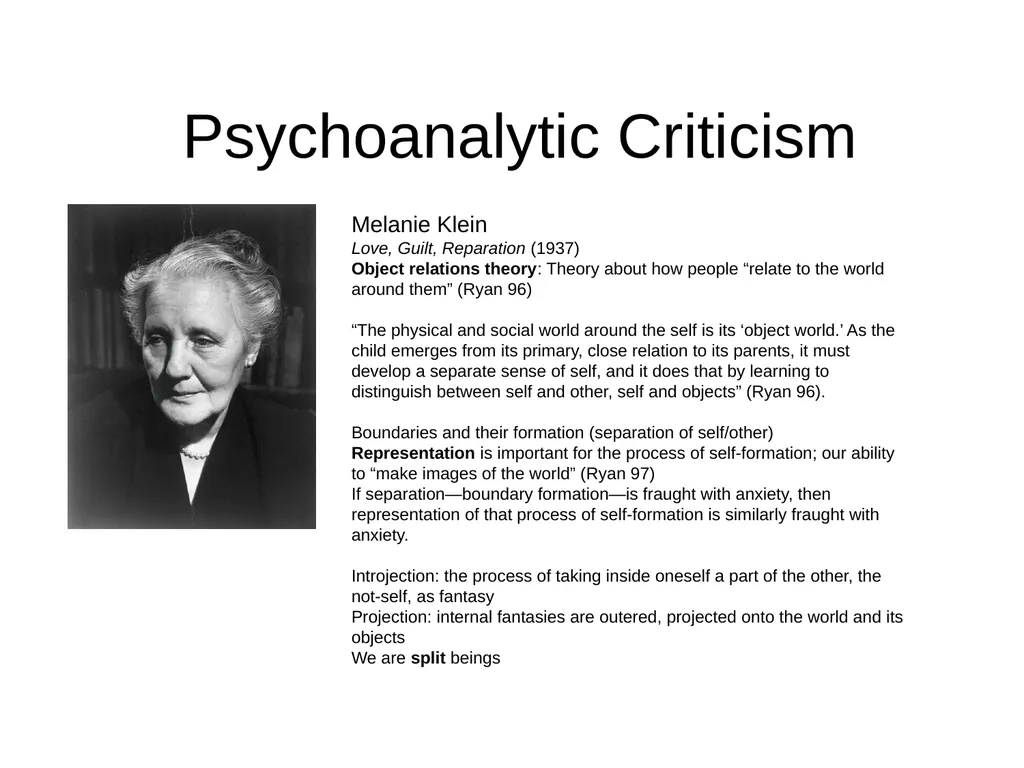 Psychoanalytic Criticism Sigmund Freud - slide 2 of 10