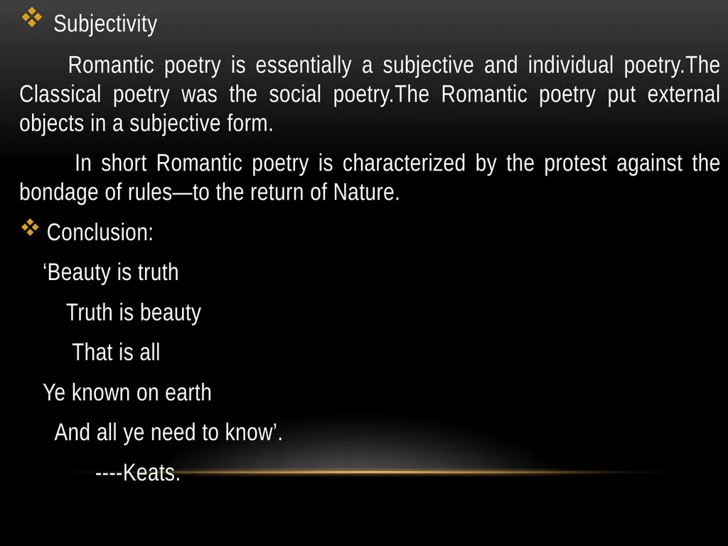 Romantic Age The period from 1798 to 1832 is known - slide 8 of 9