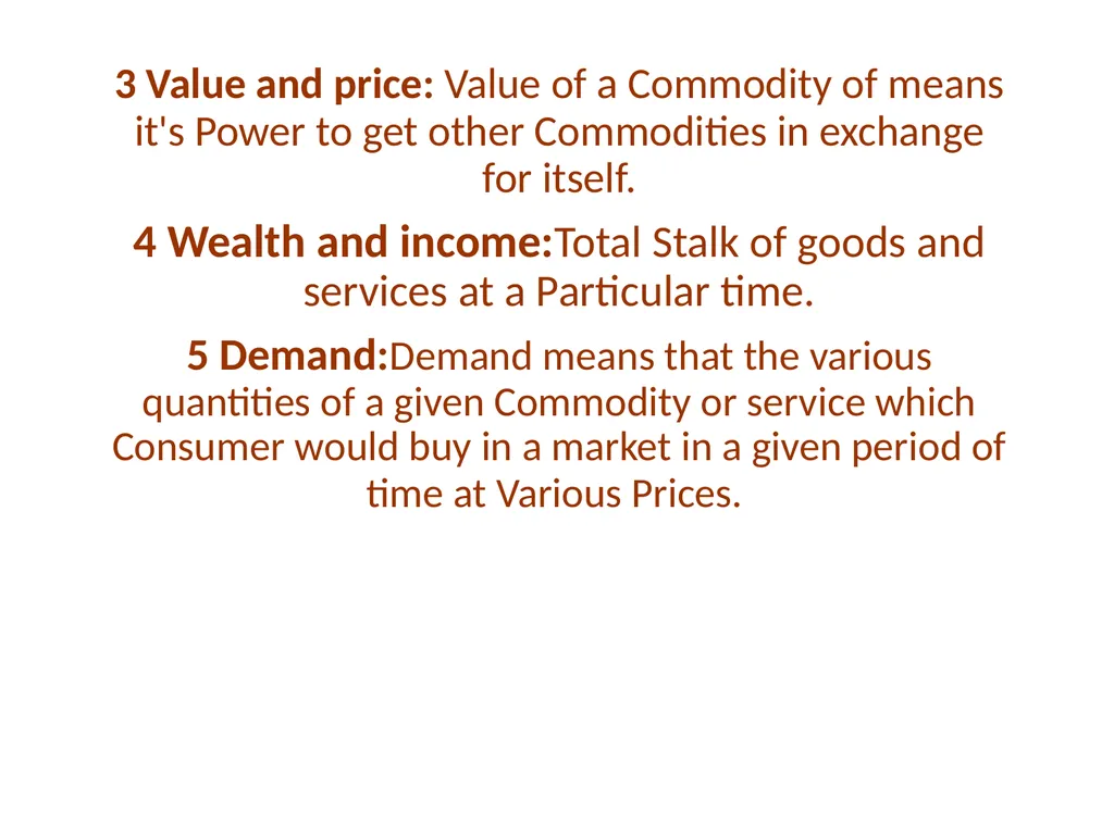 ECONOMICS-BASIC CONCEPTS IN ECONOMICS Presentation - slide 25 of 26