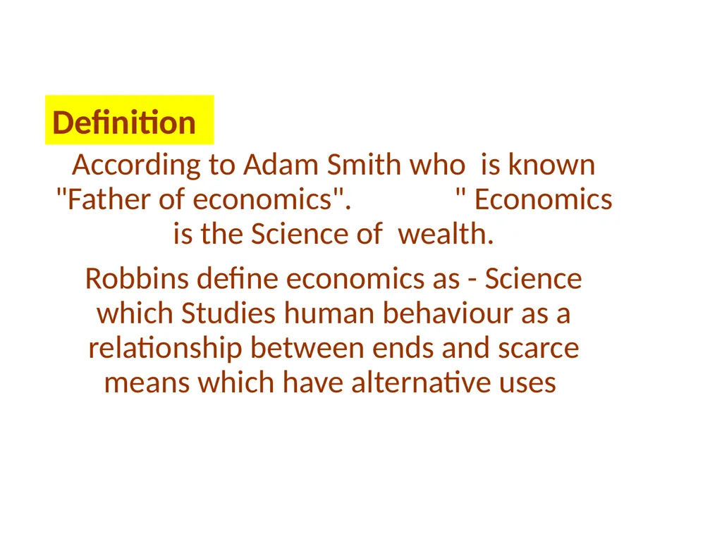 ECONOMICS-BASIC CONCEPTS IN ECONOMICS Presentation - slide 14 of 26