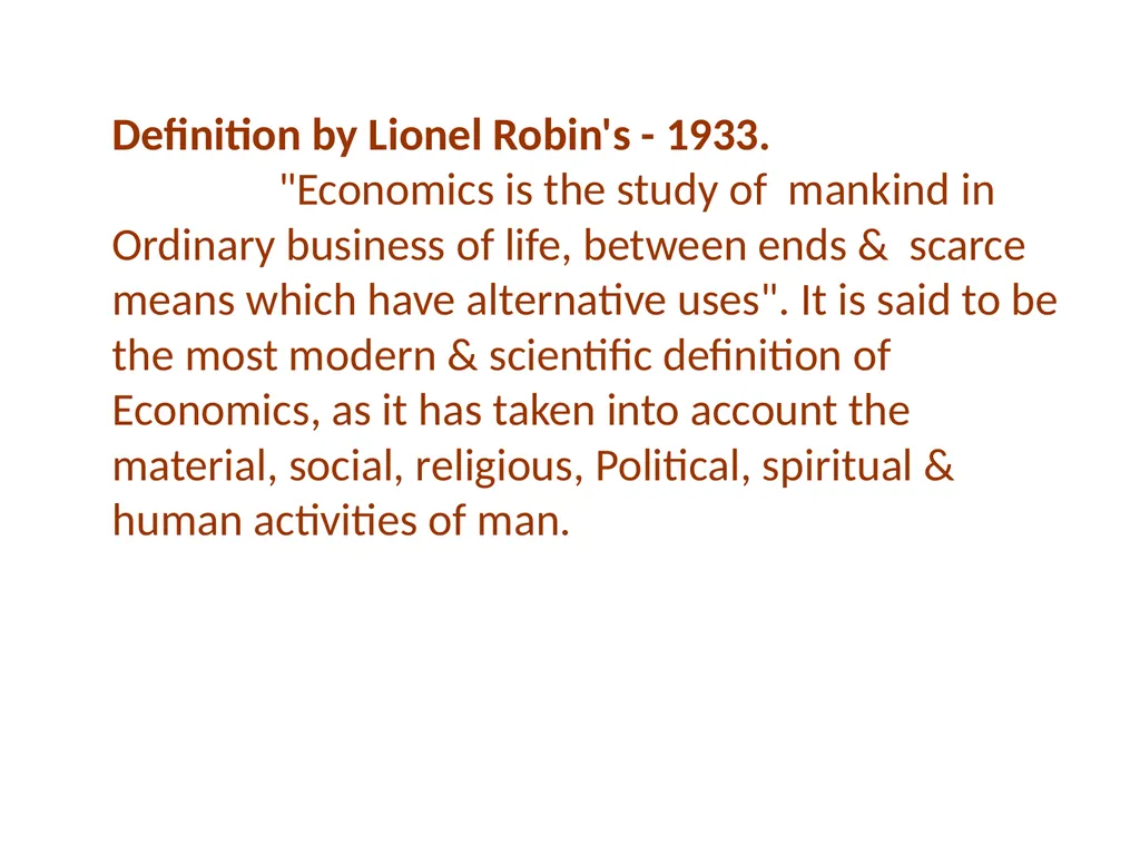 ECONOMICS-BASIC CONCEPTS IN ECONOMICS Presentation - slide 16 of 26
