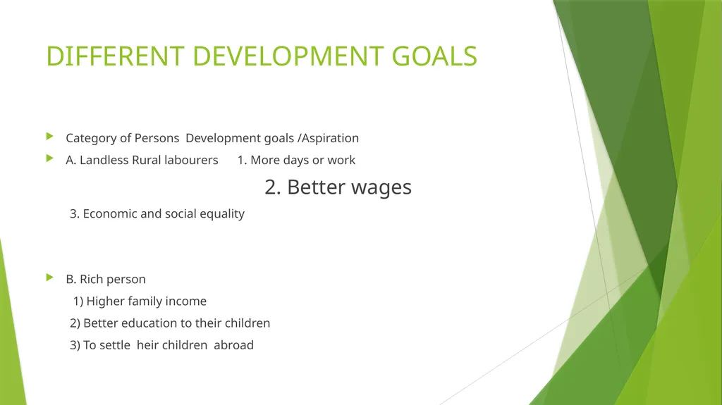 DEVELOPMENT Chapter-1 Economics By-SK Shandilya - slide 3 of 11