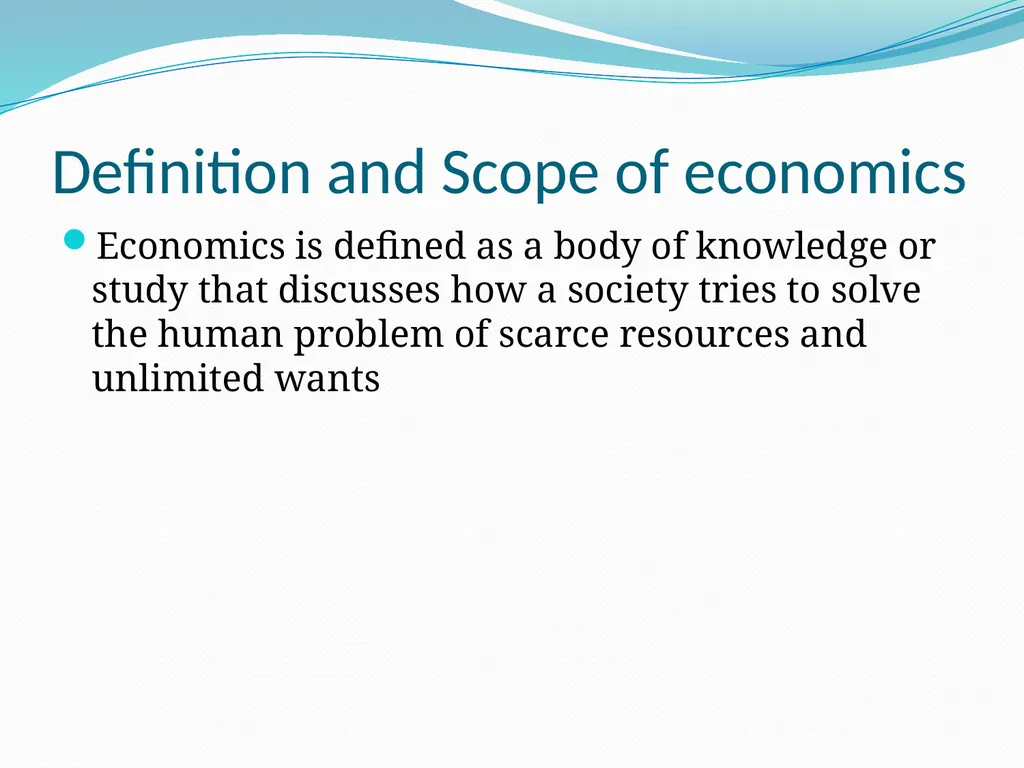 Micro Economics Scope Nature and Scope By Dr. V. - slide 2 of 12
