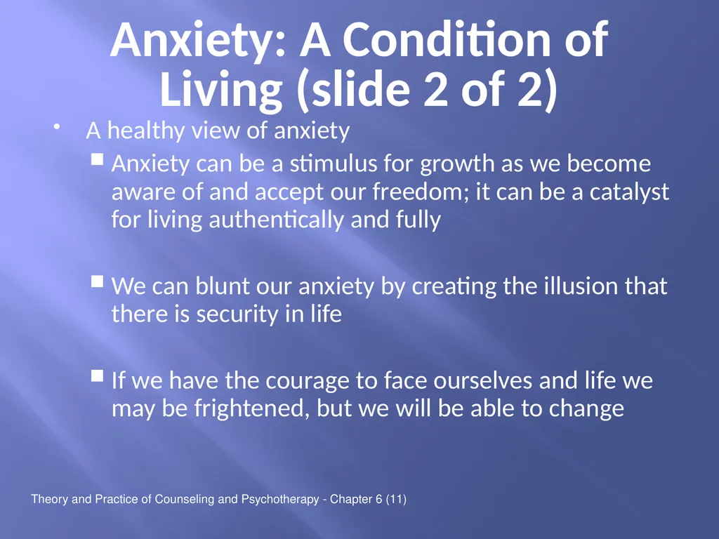 Theory and Practice of Counseling and - slide 13 of 26