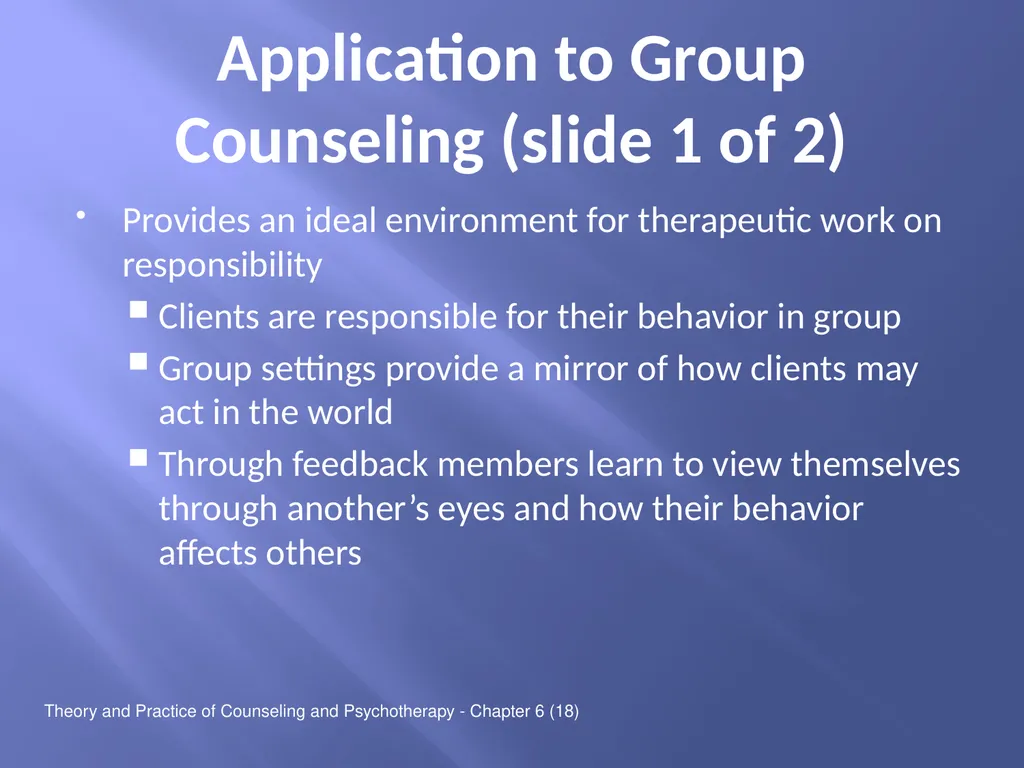 Theory and Practice of Counseling and - slide 20 of 26