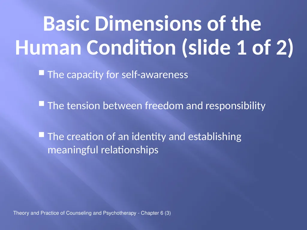 Theory and Practice of Counseling and - slide 5 of 26
