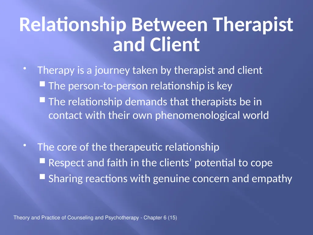 Theory and Practice of Counseling and - slide 17 of 26