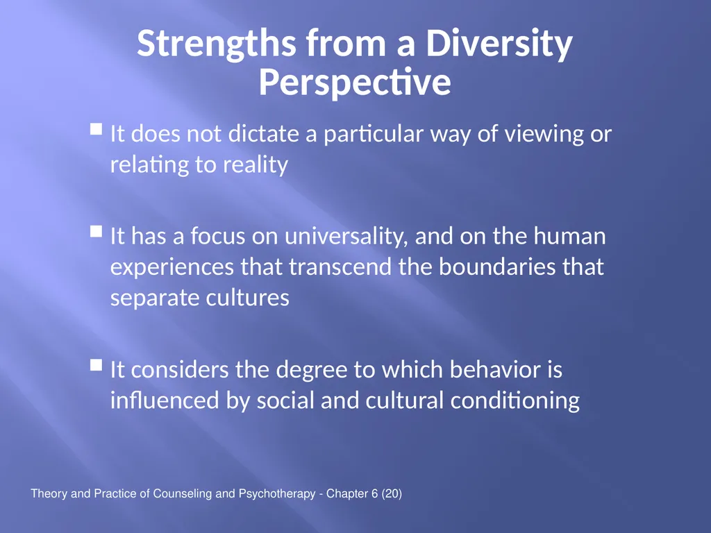 Theory and Practice of Counseling and - slide 22 of 26