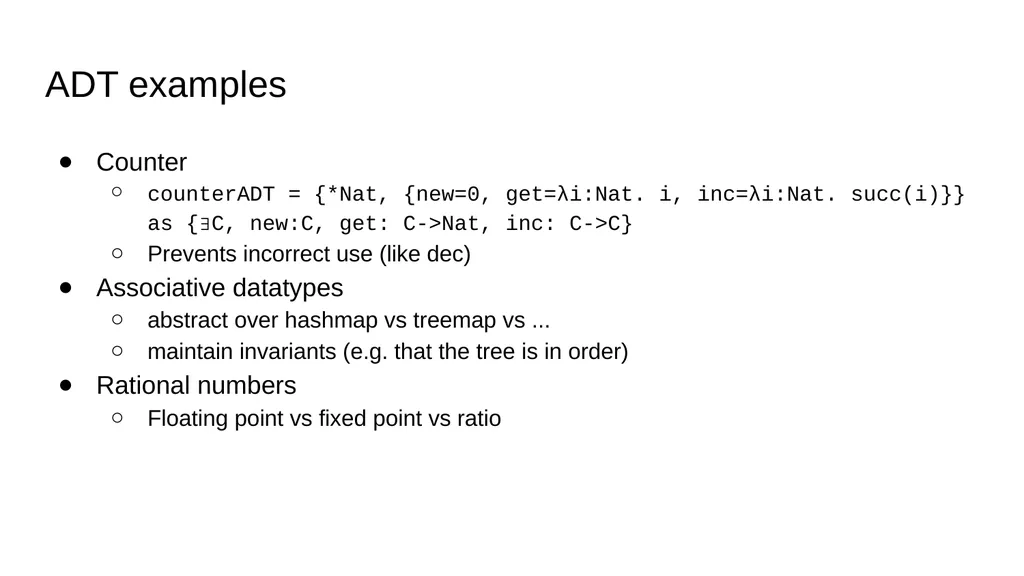 Existential Types Sijmen van Bommel & Quinten Kock - slide 13 of 17