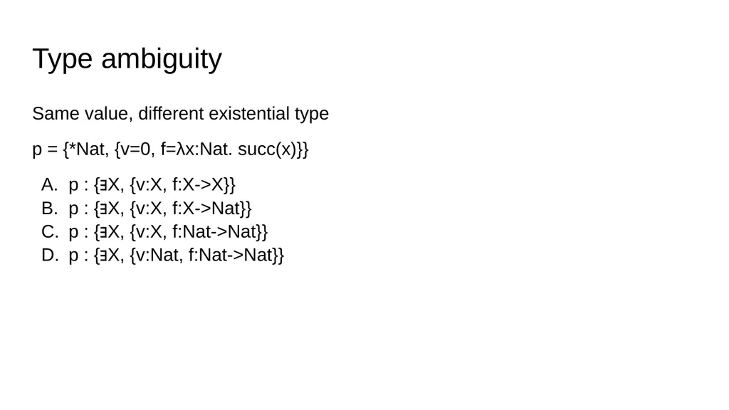 Existential Types Sijmen van Bommel & Quinten Kock - slide 5 of 17