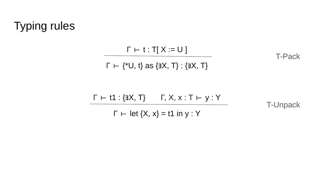 Existential Types Sijmen van Bommel & Quinten Kock - slide 11 of 17