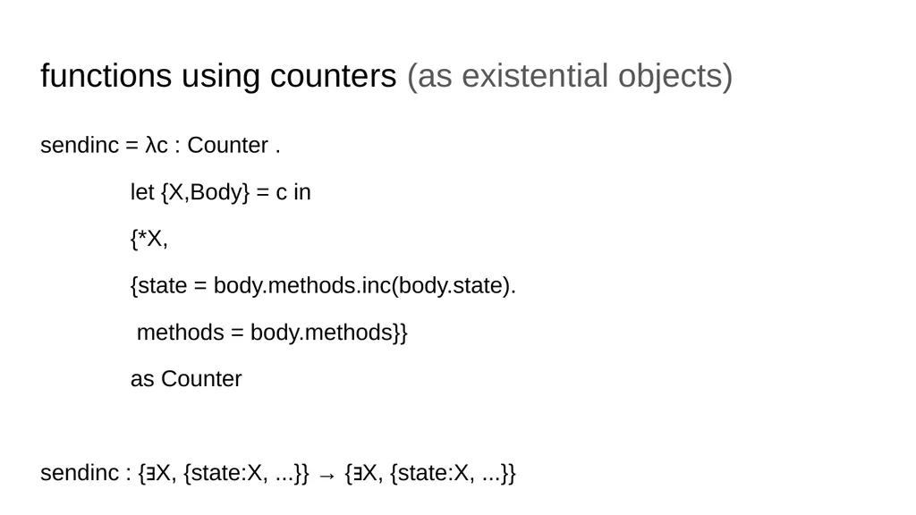 Existential Types Sijmen van Bommel & Quinten Kock - slide 15 of 17