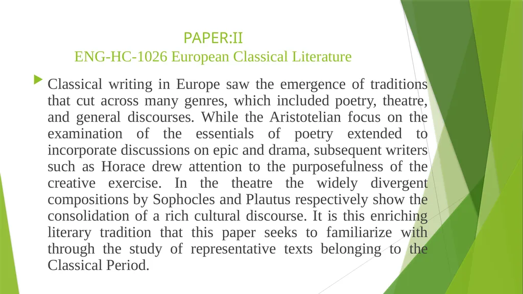 SYLLABUS B.A. Honours in English under CBCS - slide 8 of 12
