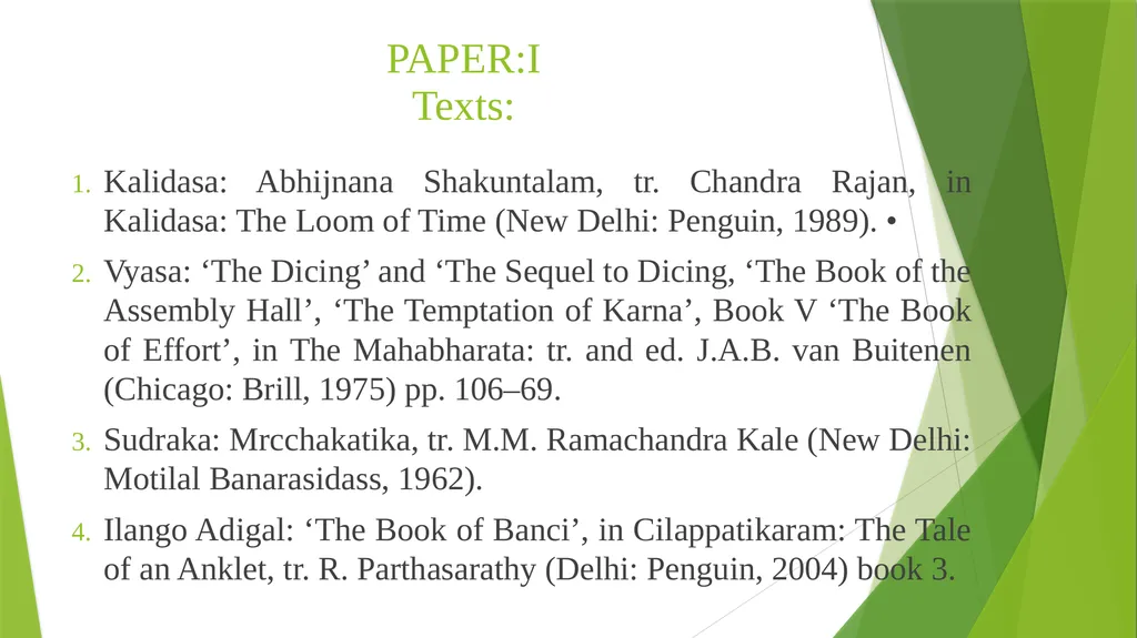 SYLLABUS B.A. Honours in English under CBCS - slide 5 of 12