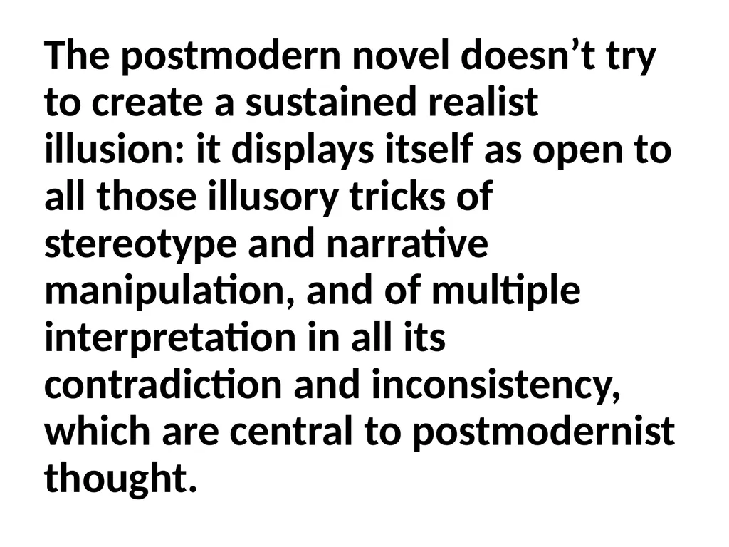 POSTMODERNISM a response to the elitist and - slide 29 of 34