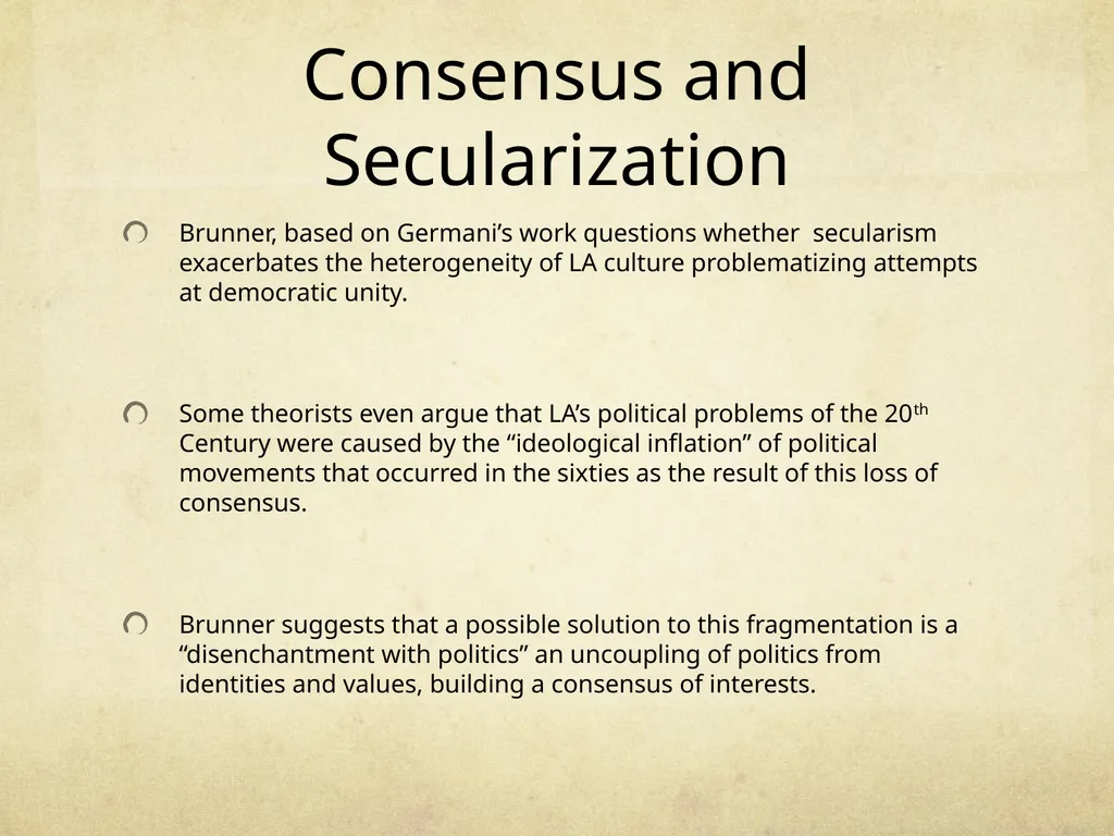 Modernity and Postmodernity in Latin America - slide 12 of 13