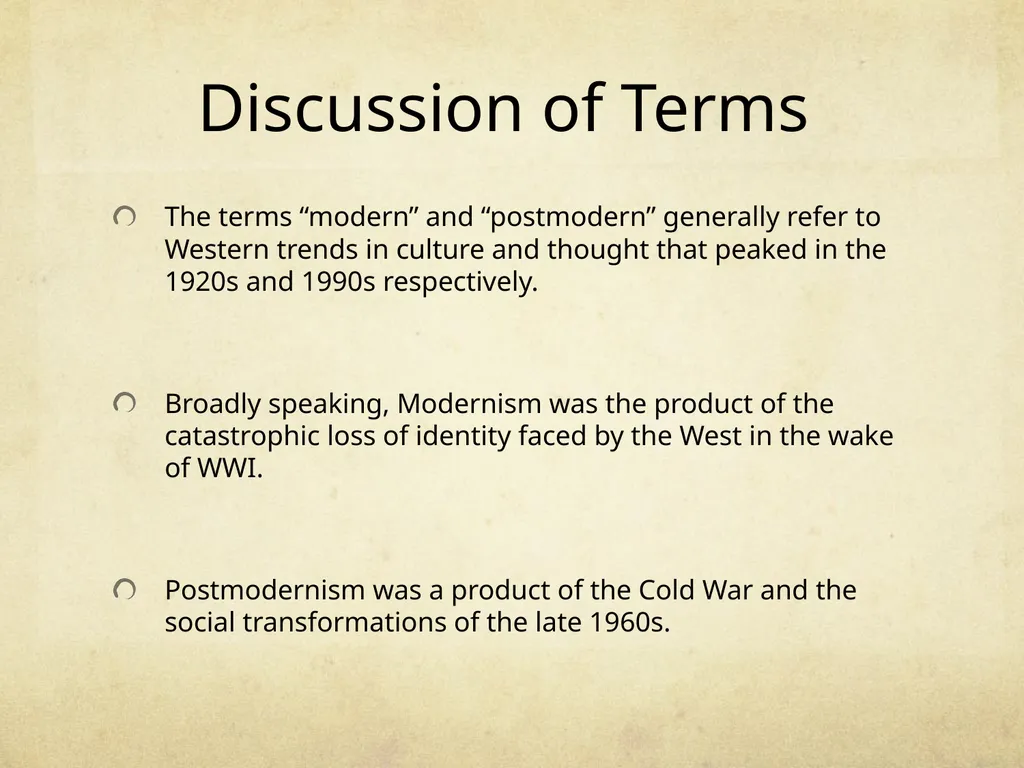 Modernity and Postmodernity in Latin America - slide 2 of 13