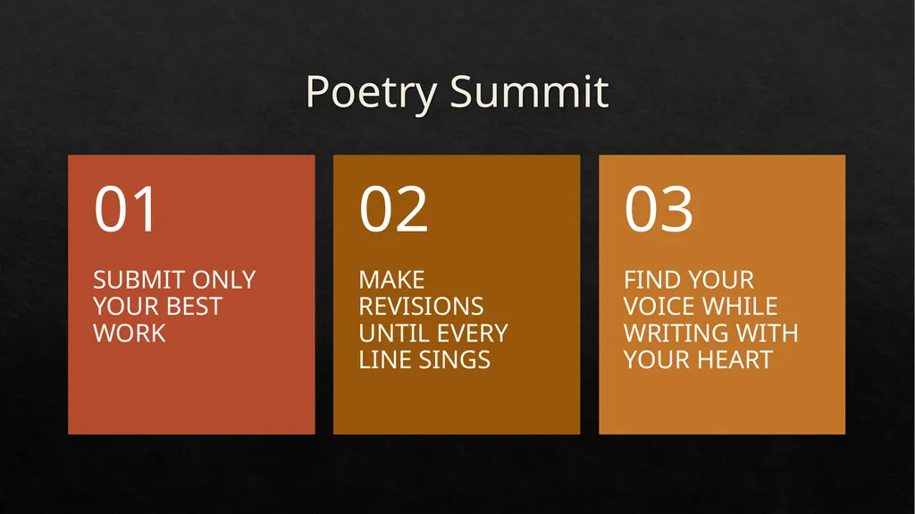 San Francisco Writers Conference Poetry Summit A - slide 2 of 13