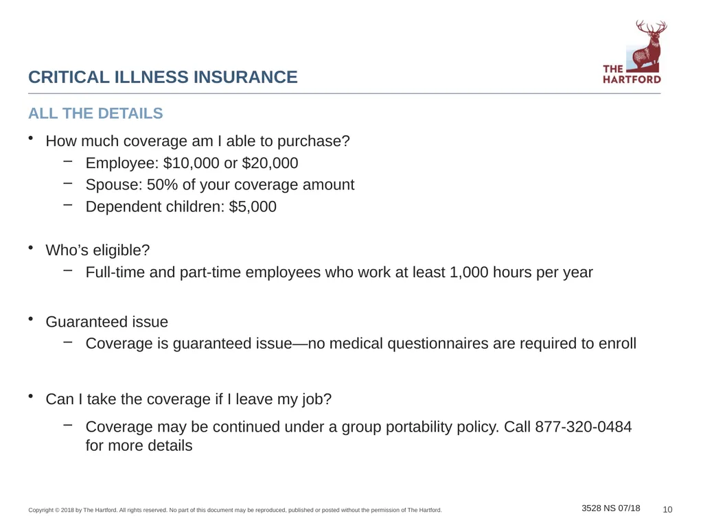 Group Voluntary Benefits: Accident, Critical - slide 10 of 21
