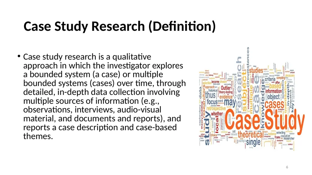 Case Study Research and Ethnography DR. Rania - slide 6 of 44