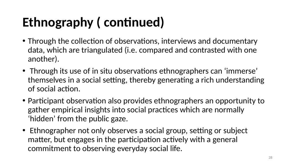 Case Study Research and Ethnography DR. Rania - slide 28 of 44