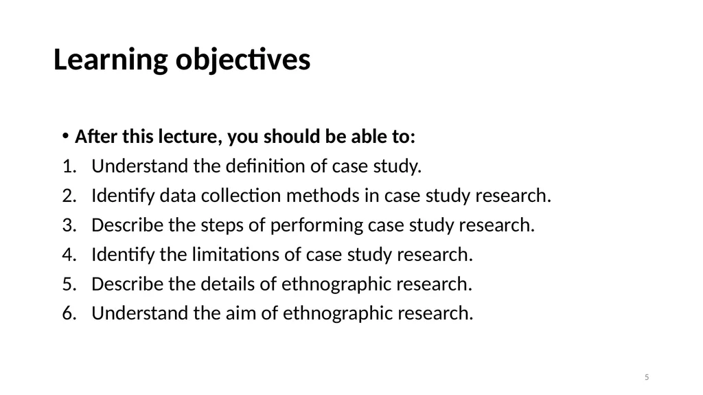 Case Study Research and Ethnography DR. Rania - slide 5 of 44