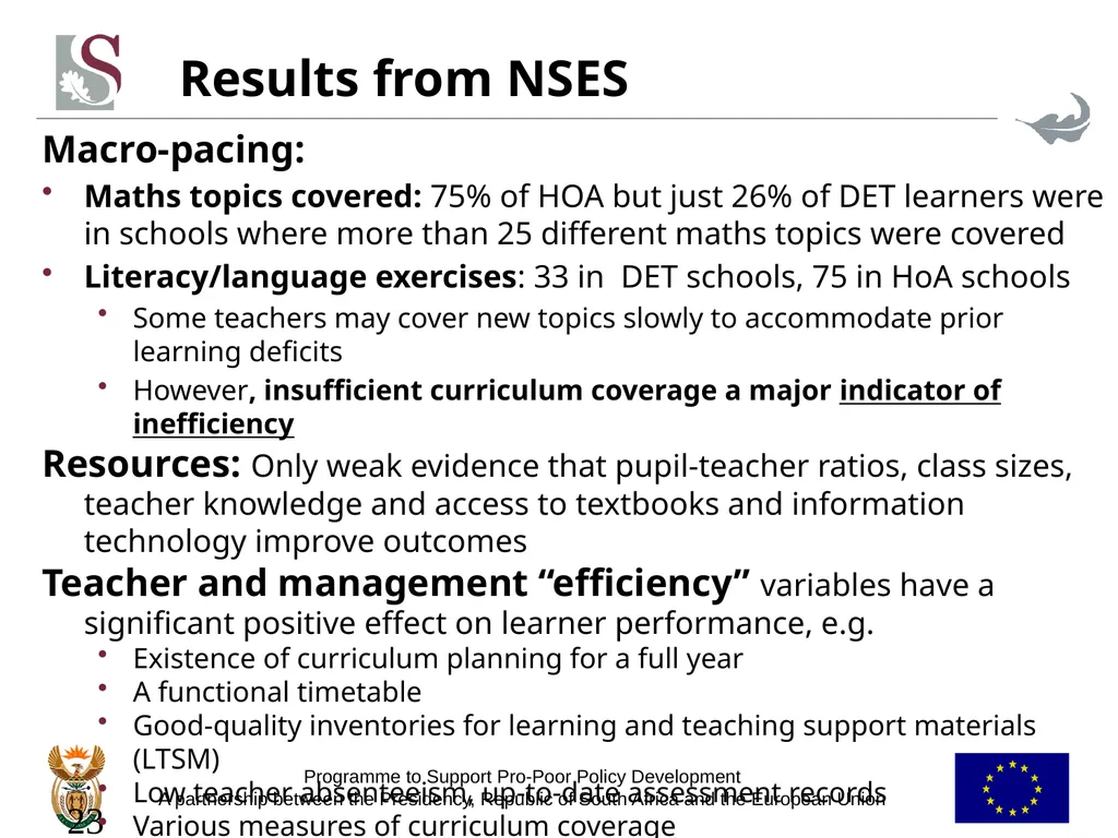 Towards identifying policies to address - slide 22 of 34
