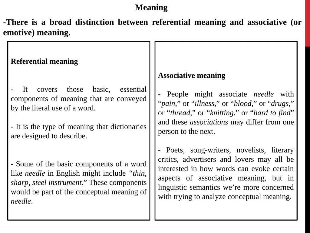 Semantics by Dr. Salah Al-Bahadily Semantics is - slide 3 of 16