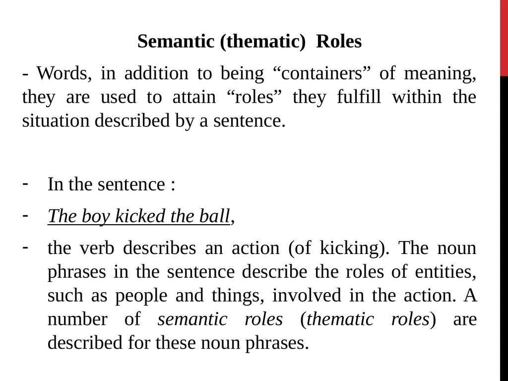 Semantics by Dr. Salah Al-Bahadily Semantics is - slide 5 of 16