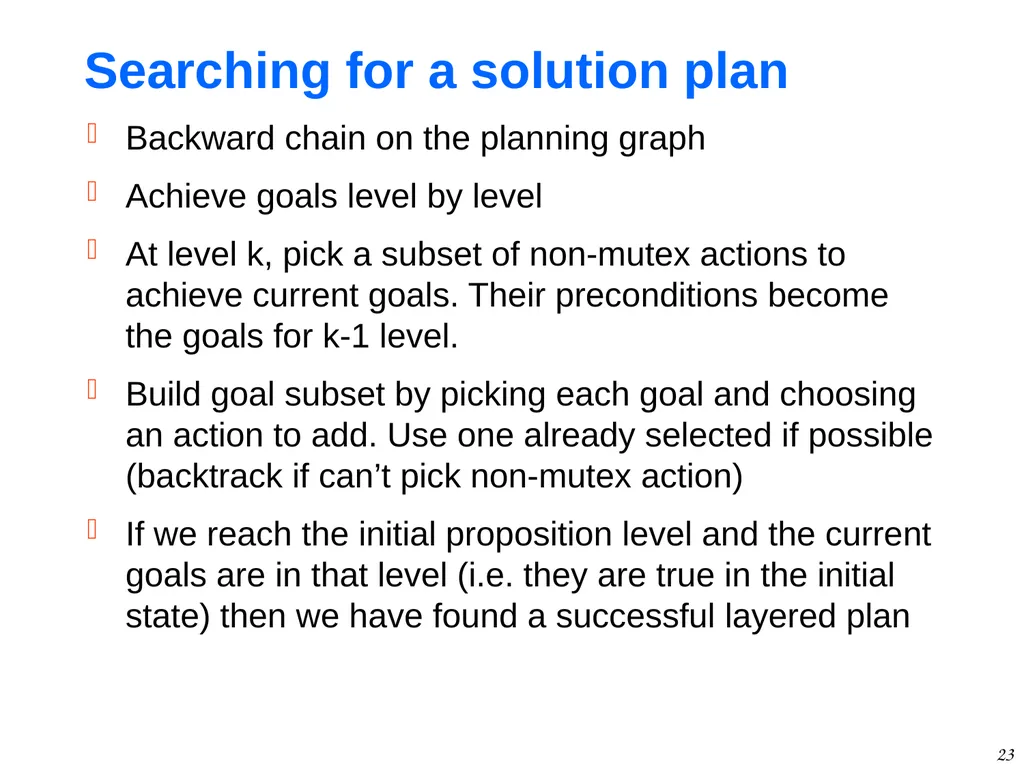 1 GraphPlan Alan Fern * * Based in part on - slide 23 of 46